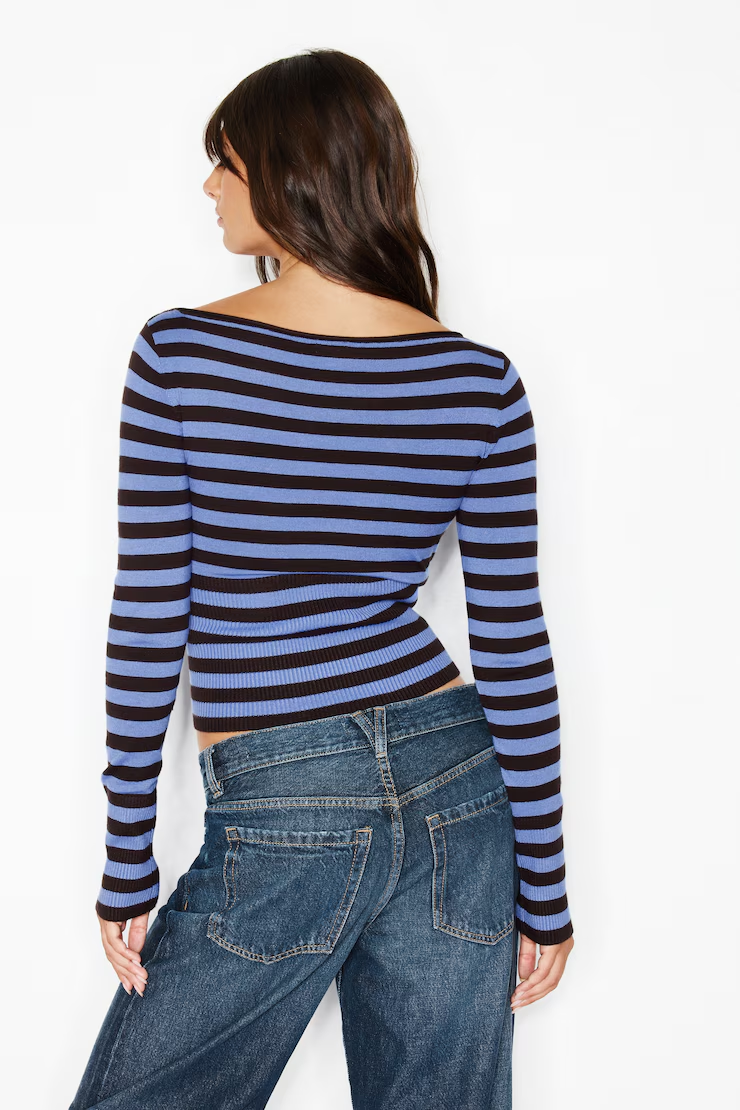 Ryan Fitted Boatneck Sweater - Image 6