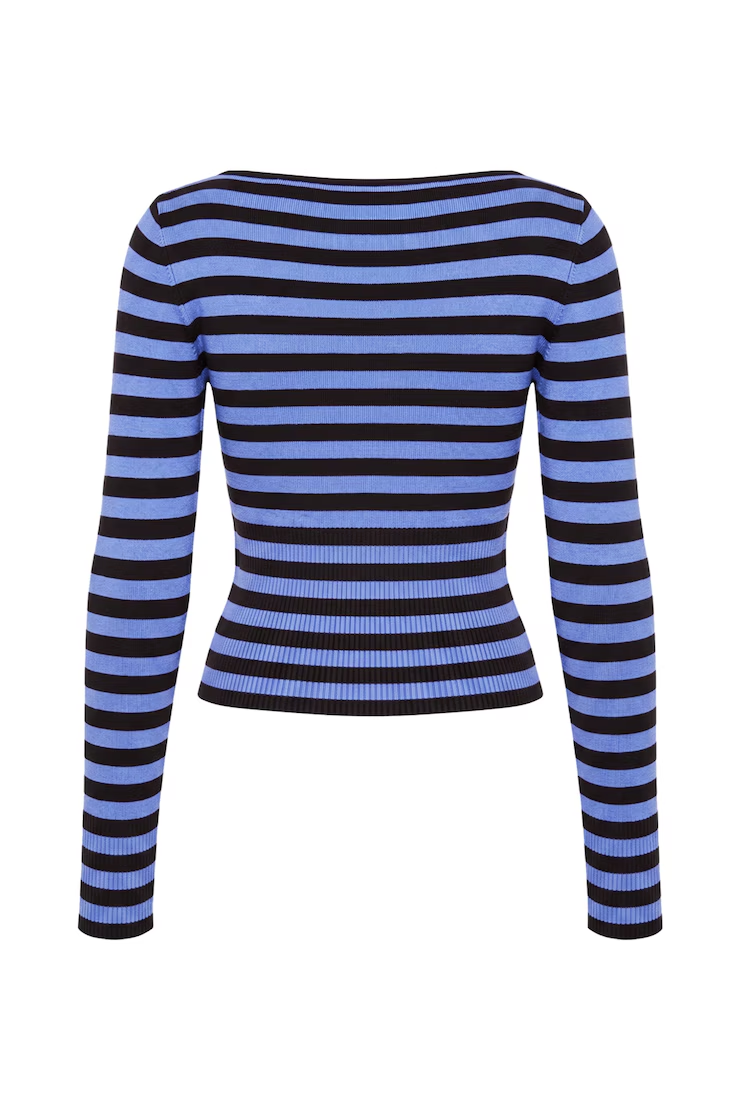 Ryan Fitted Boatneck Sweater - Image 7