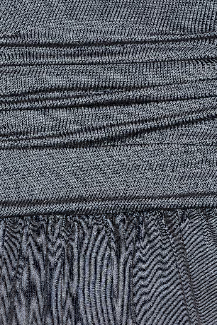Ruched Drop Waist Romper Dress - Image 4