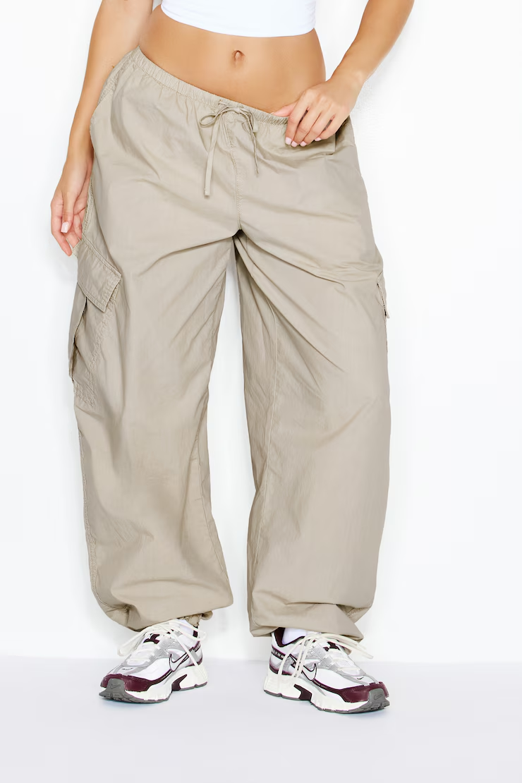 Poplin Balloon Cargo Pants - Image 4