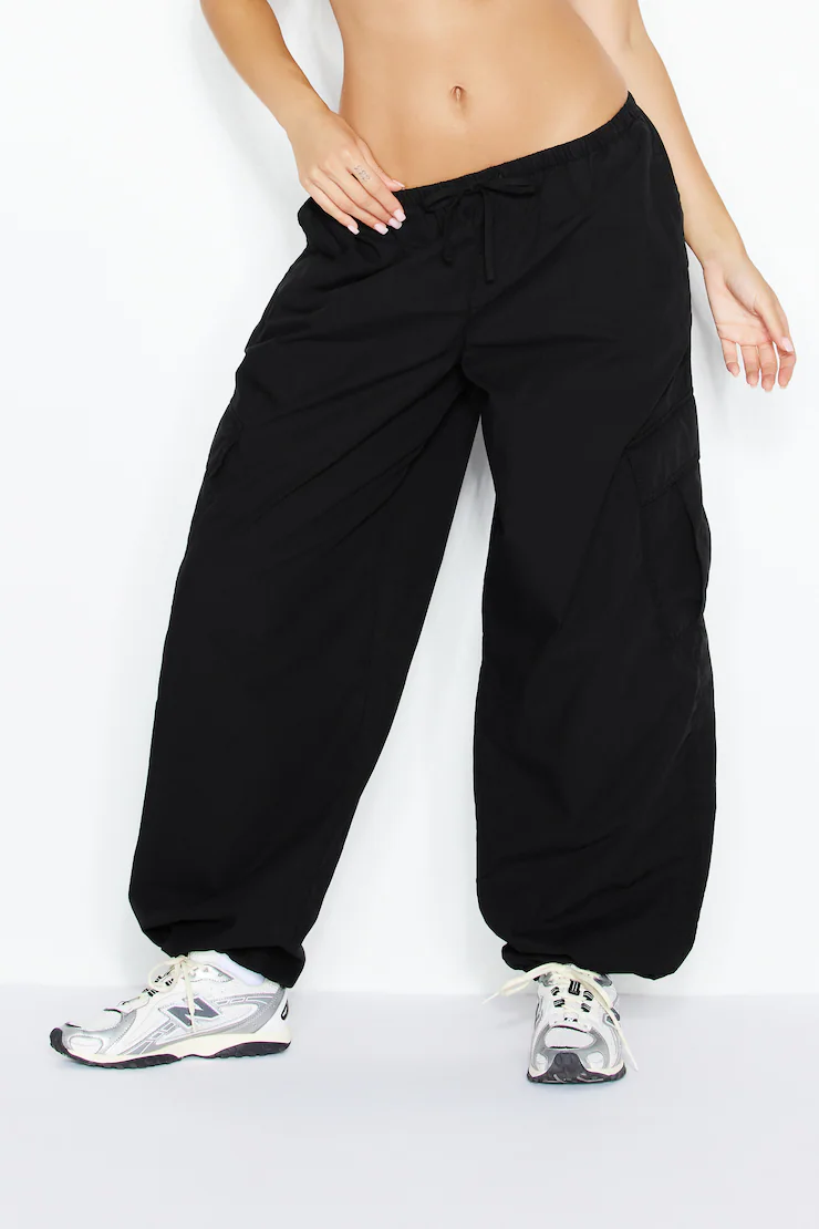 Poplin Balloon Cargo Pants - Image 3