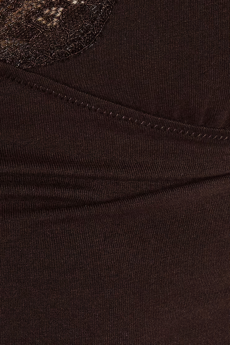 Plunge Lace Trim Cami Top - Image 8