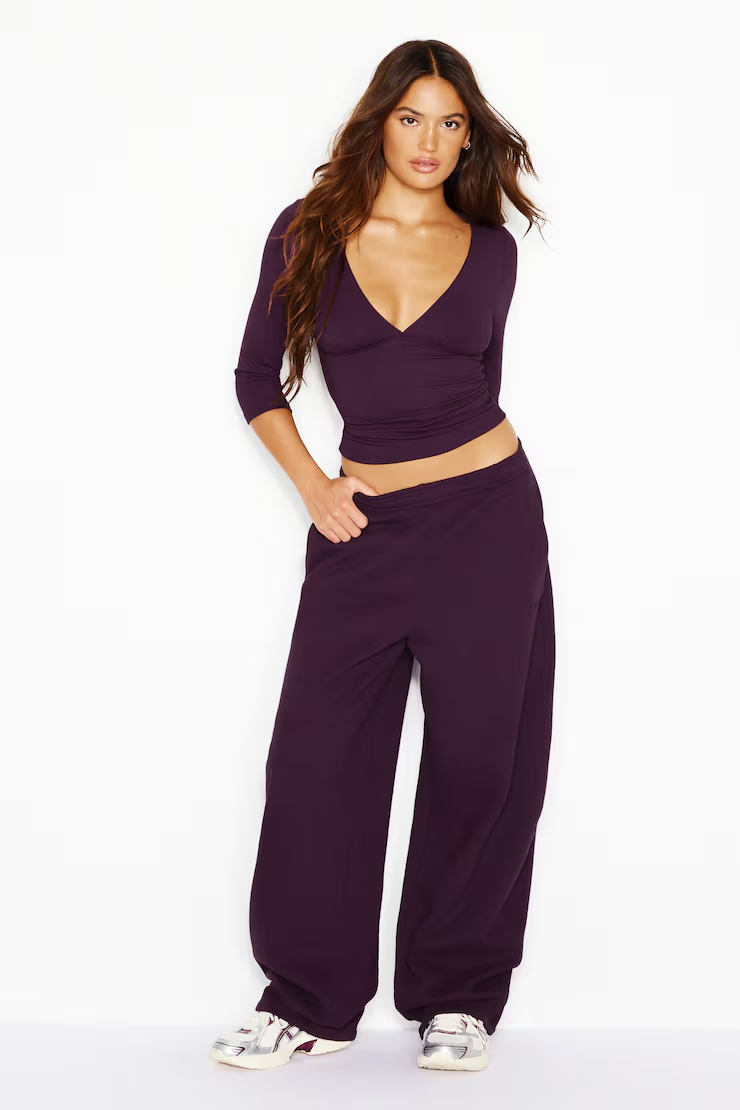 Plunge 3/4 Sleeve Top - Image 4