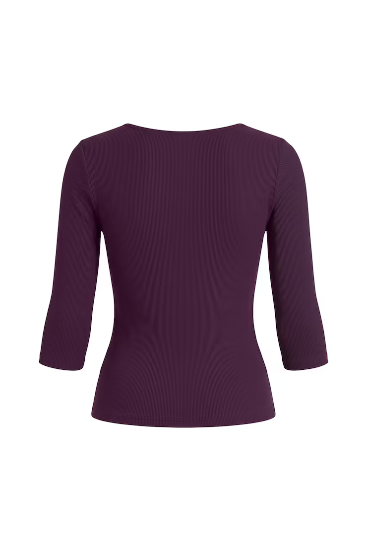 Plunge 3/4 Sleeve Top - Image 7