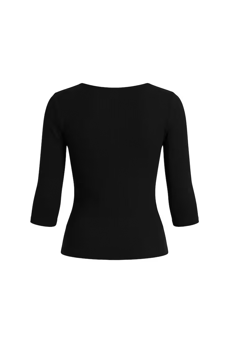 Plunge 3/4 Sleeve Top - Image 7
