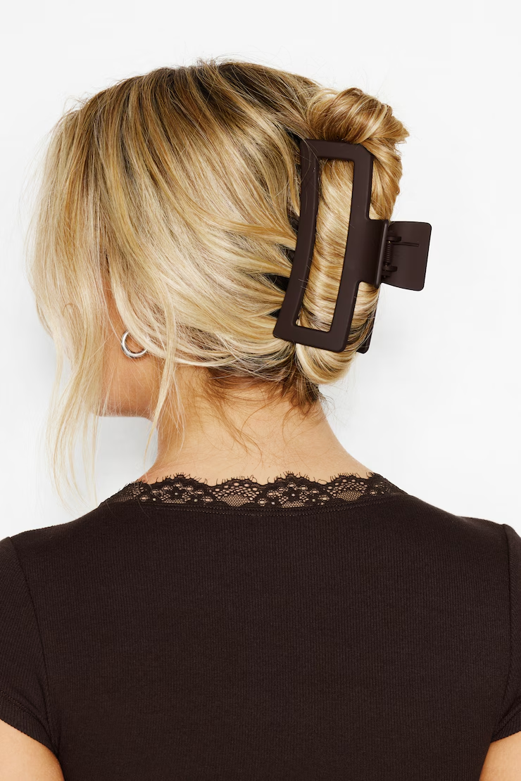 Alternative view of Oversized Rectangle Claw Clip