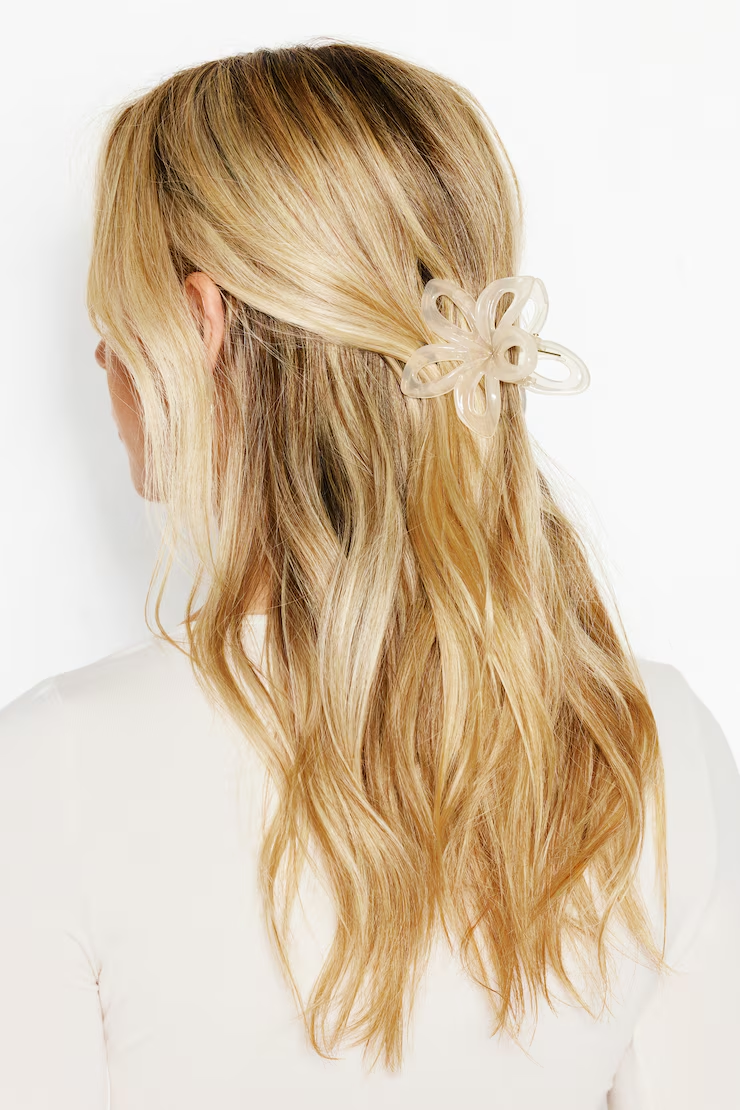 Alternative view of Open Flower Claw Hair Clip