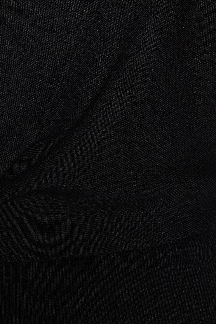 Off Shoulder Short Sleeve Cinch Waist Top - Image 8
