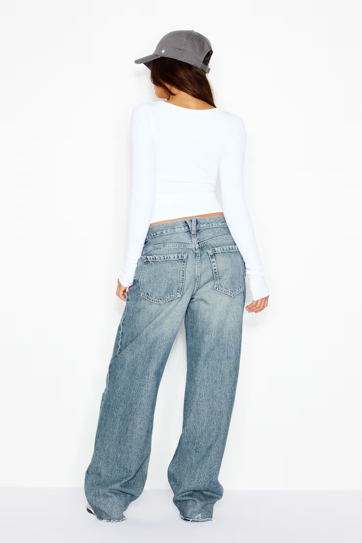Low Rise Baggy Jeans - Image 6