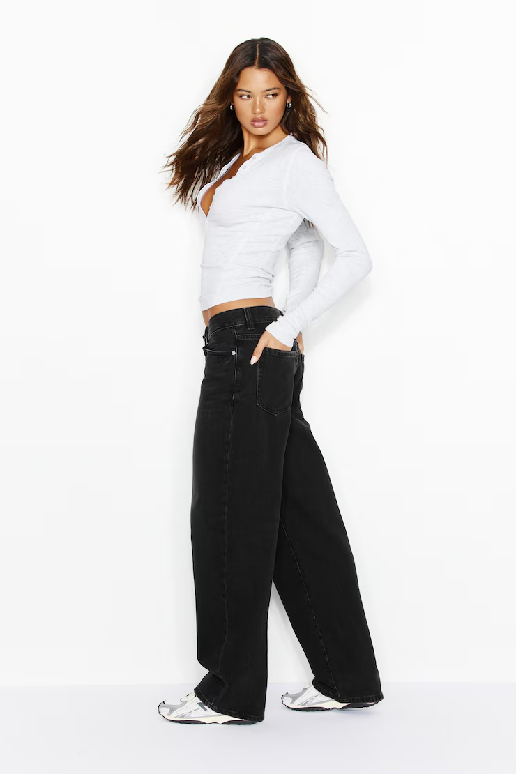 Low Rise Baggy Jeans - Image 3
