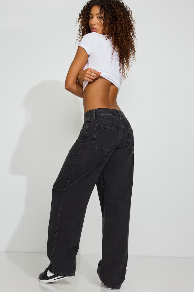 Low Rise Baggy Jeans - Image 4
