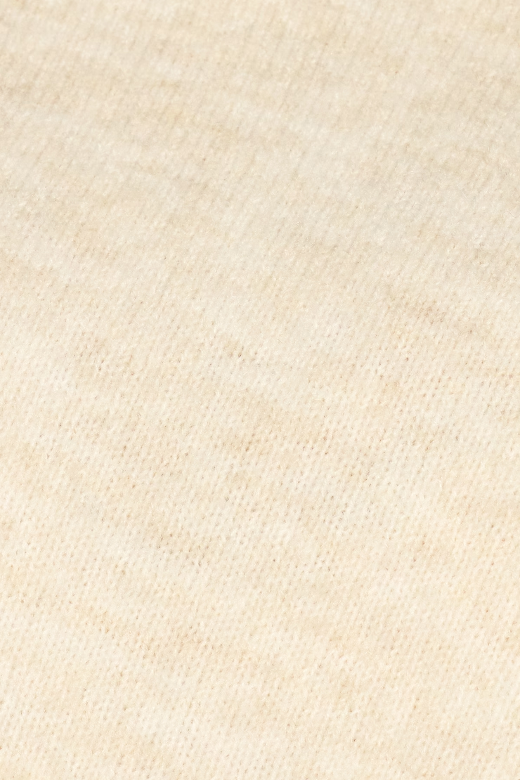 Long Sleeve Spongy Relaxed Off Shoulder Sweater - Image 6