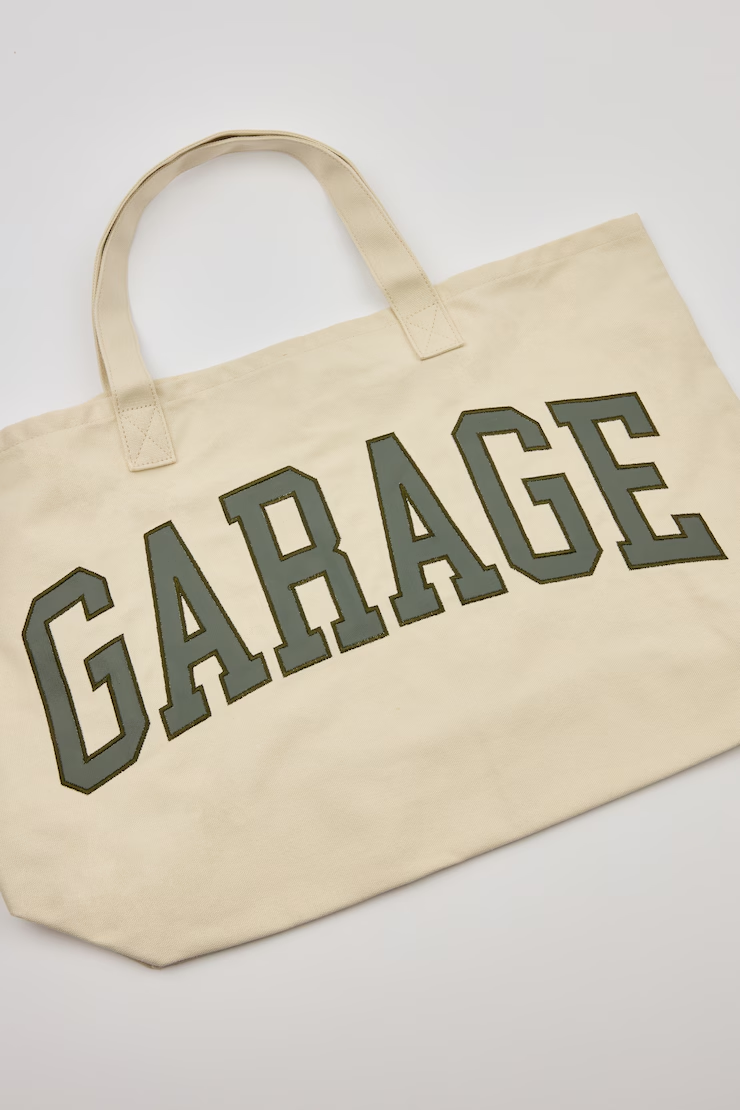 Garage Branded Solid Base Tote Bag - Image 4