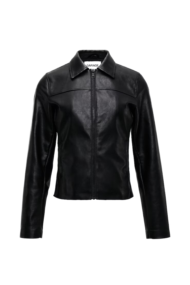 Alternative view of Faux-Leather Worker Jacket