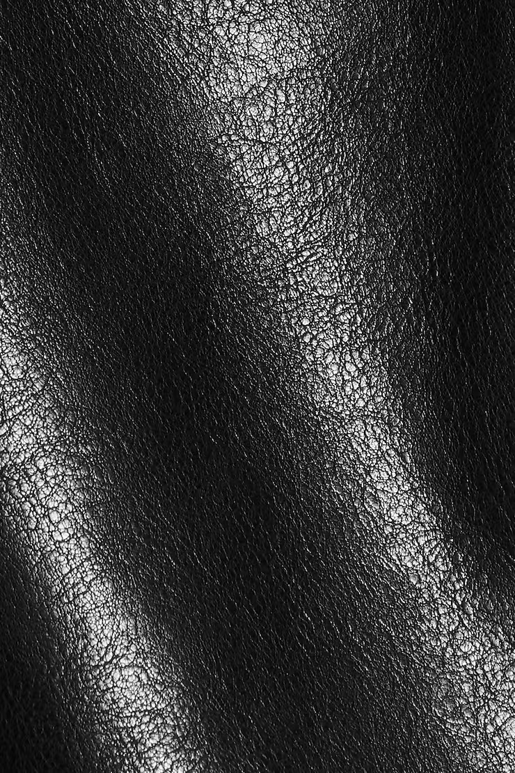 Faux-Leather Worker Jacket - Image 9