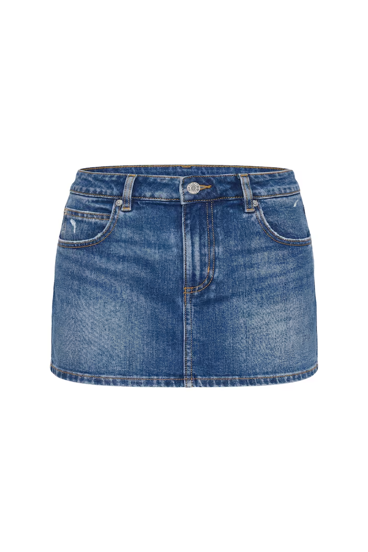 Alternative view of Denim Micro Skort