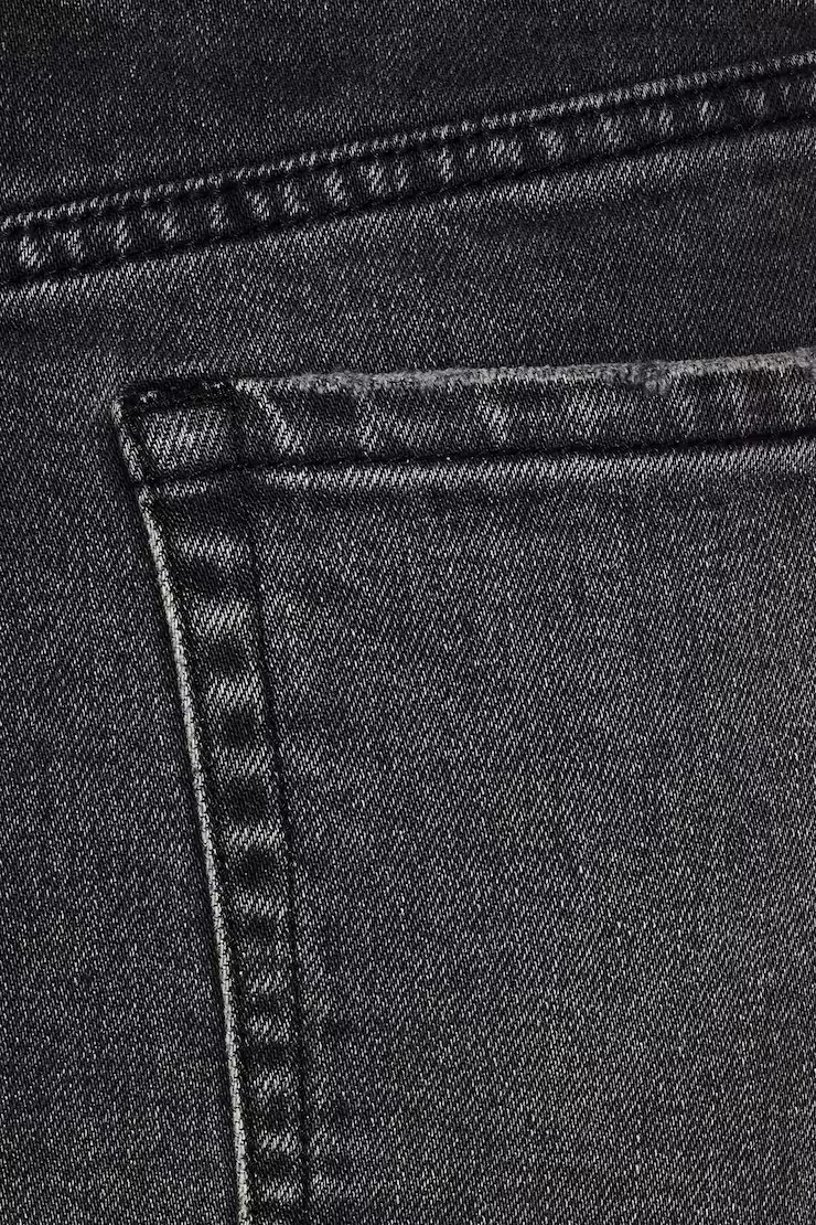 Denim Micro Skort - Image 4