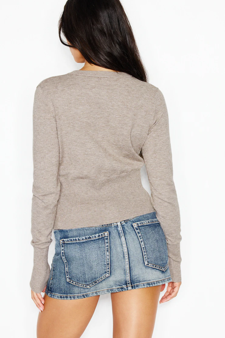 Clean Cinch Waist Cardigan - Image 6