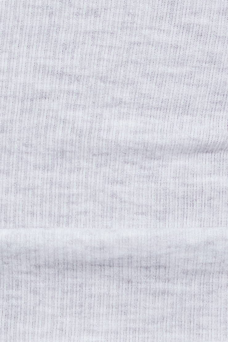 Cap Sleeve Ribbed T-Shirt - Image 4