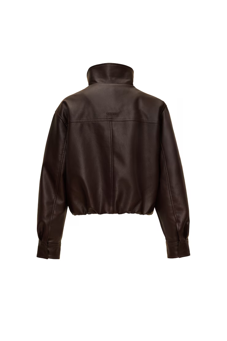 Bubble Faux-Leather Jacket - Image 8