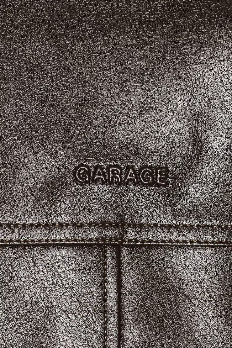Bubble Faux-Leather Jacket - Image 9