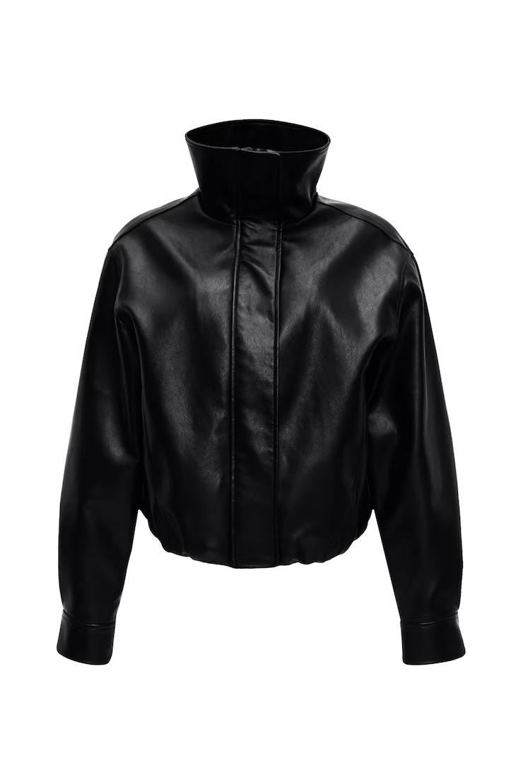 Alternative view of Bubble Faux-Leather Jacket