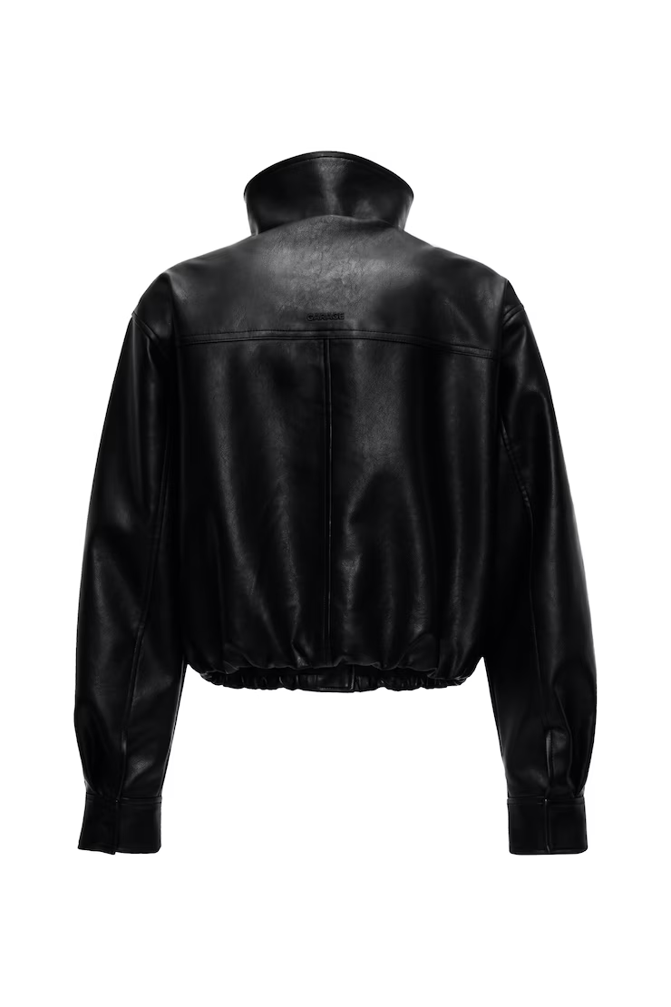 Bubble Faux-Leather Jacket - Image 7