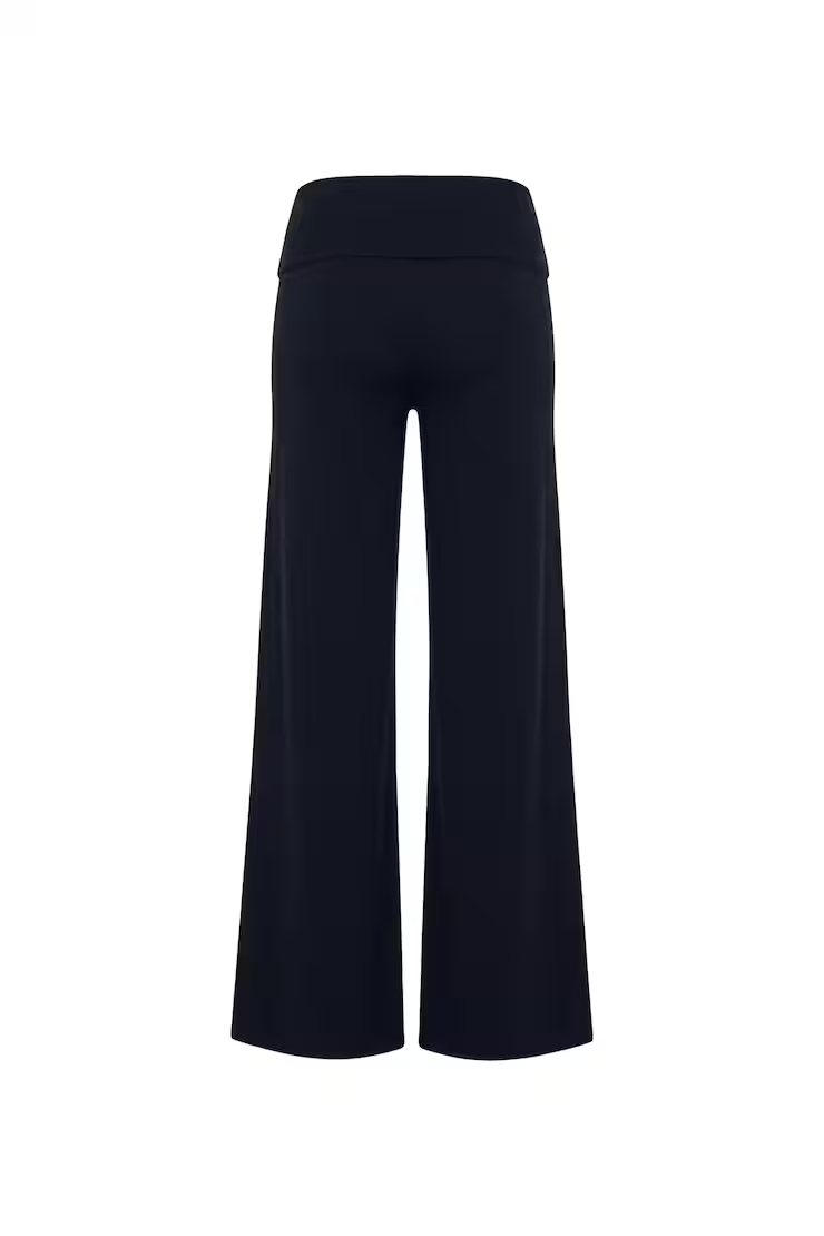 Brushed Stretchterry Wide Leg Pants - Image 7