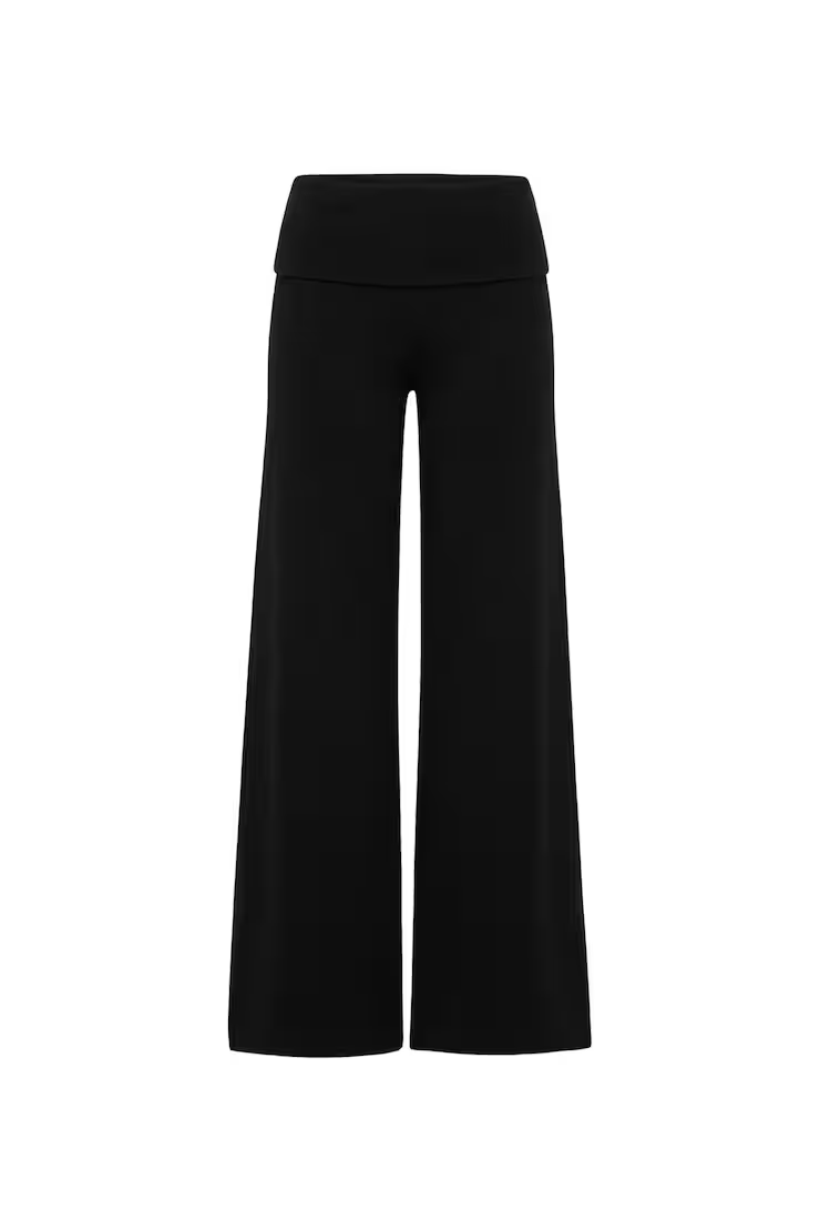Alternative view of Brushed Stretchterry Wide Leg Pants