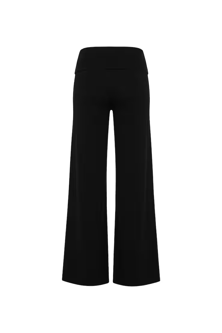 Brushed Stretchterry Wide Leg Pants - Image 7