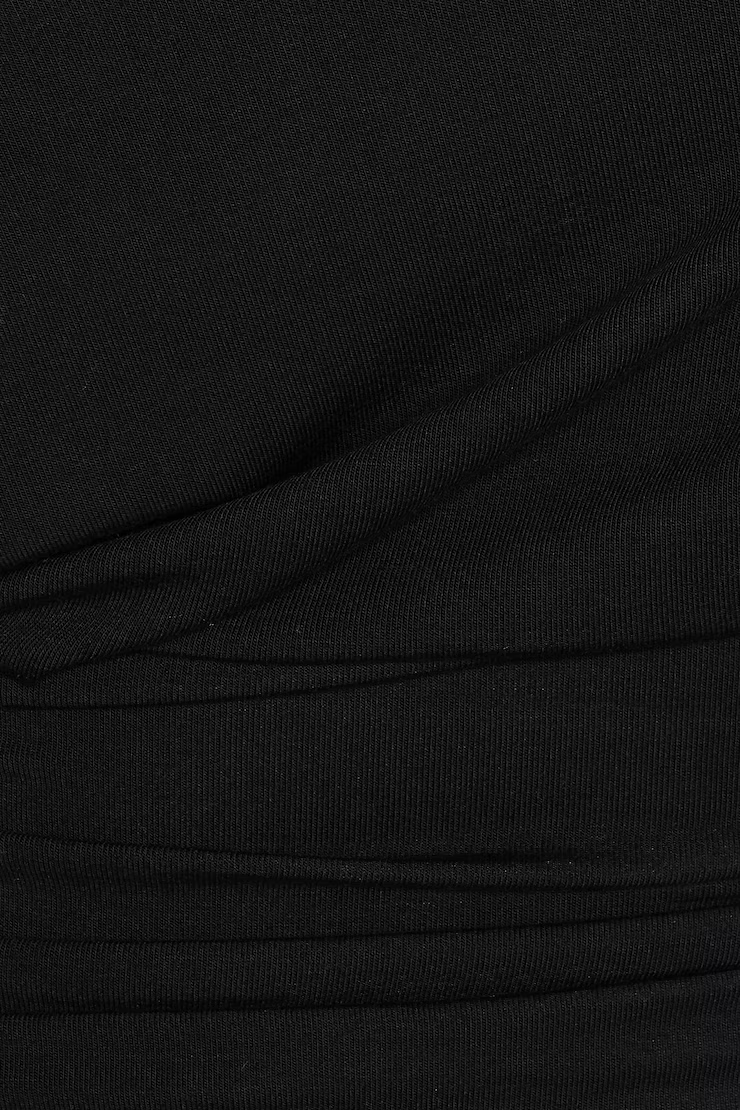 Asymmetric Snatched Waist Long Sleeve Top - Image 8