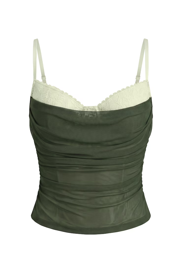 Alternative view of Ally Mesh Peekaboo Bustier