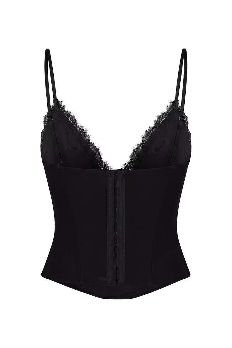 Adela Lace Trim Cami Corset - Image 7