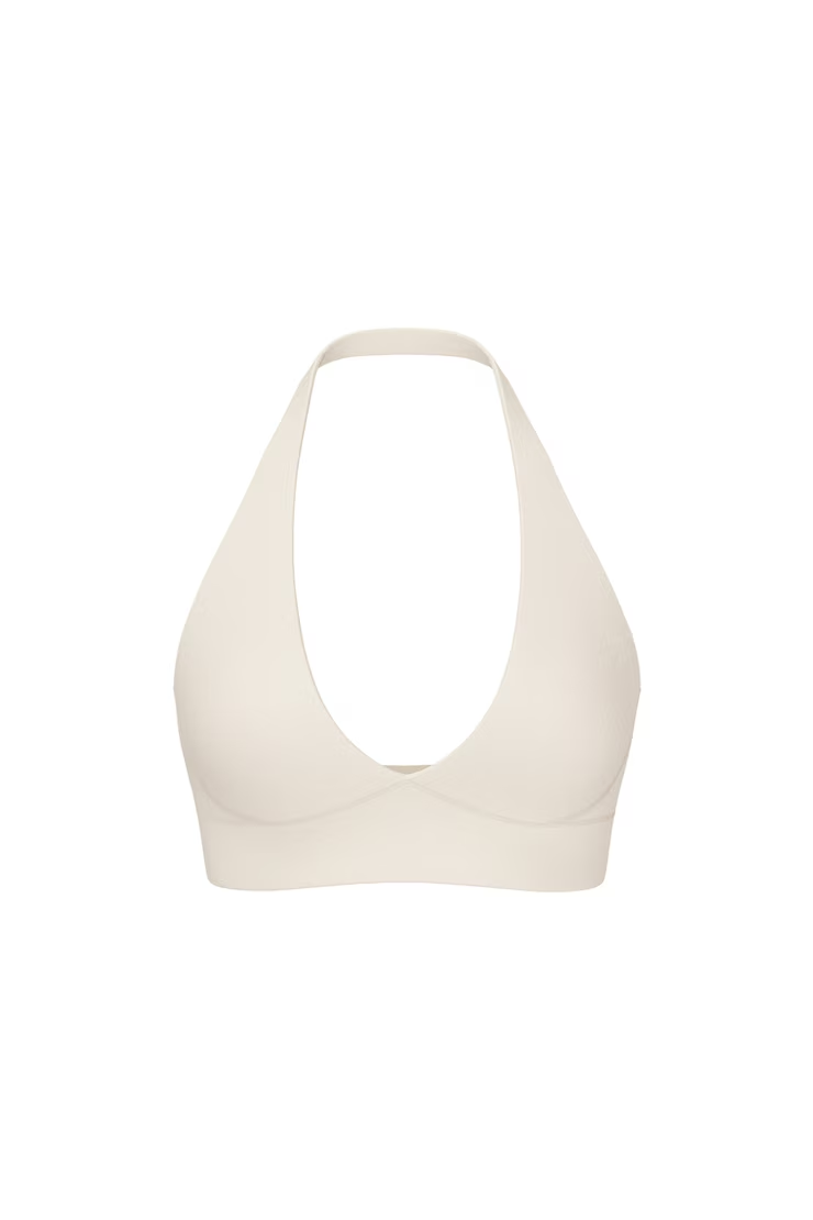 Alternative view of Active Plunge Halter Bra