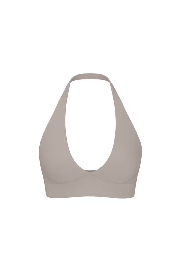 Alternative view of Active Plunge Halter Bra