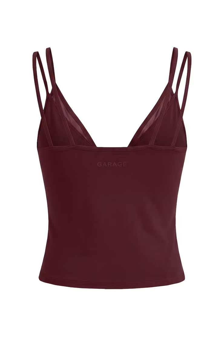 Active Mesh Plunge Cami Top - Image 7