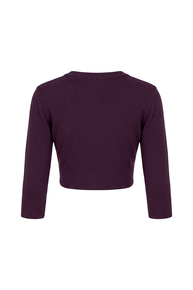 Ultra Cropped Cardigan Long Sleeve Top - Image 7