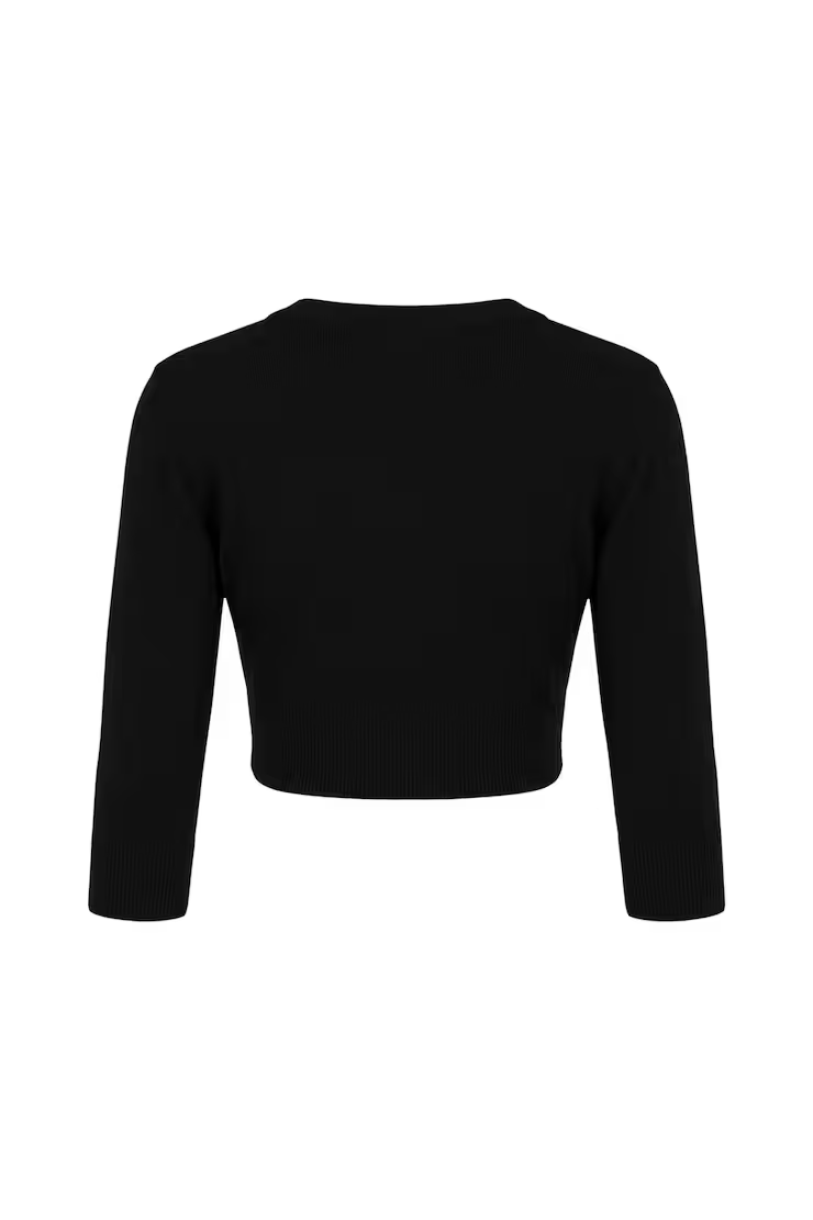 Ultra Cropped Cardigan Long Sleeve Top - Image 7