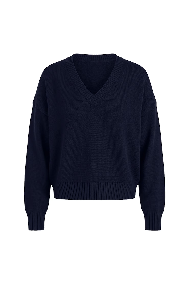 Throwover V-Neck Sweater - Image 2