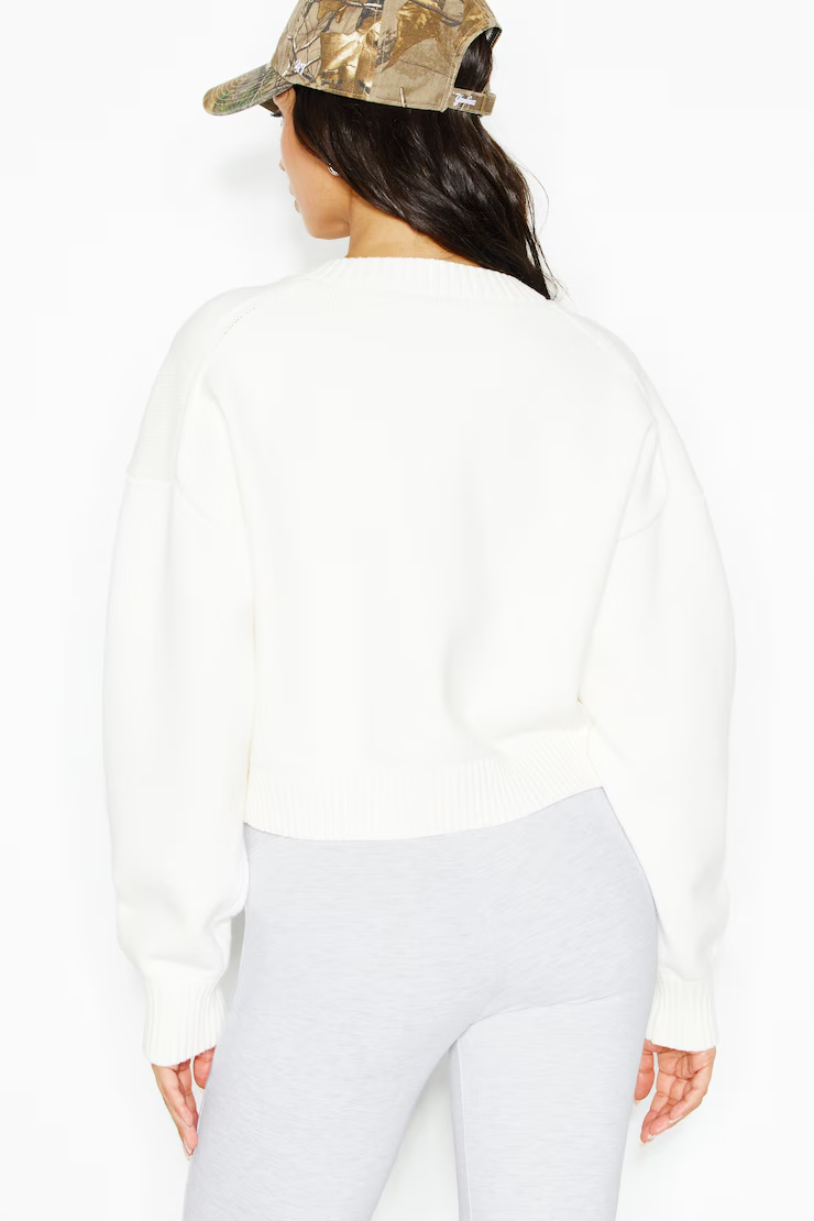 Throwover V-Neck Sweater - Image 6